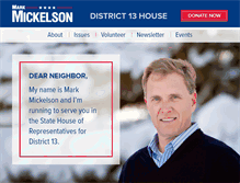Tablet Screenshot of markmickelson.org